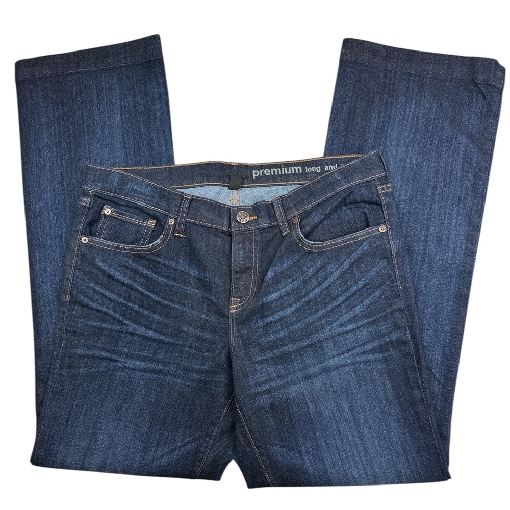 Gap Factory Vintage Premium Long and Lean Bootcut Five Pocket Denim Jeans 12/31R